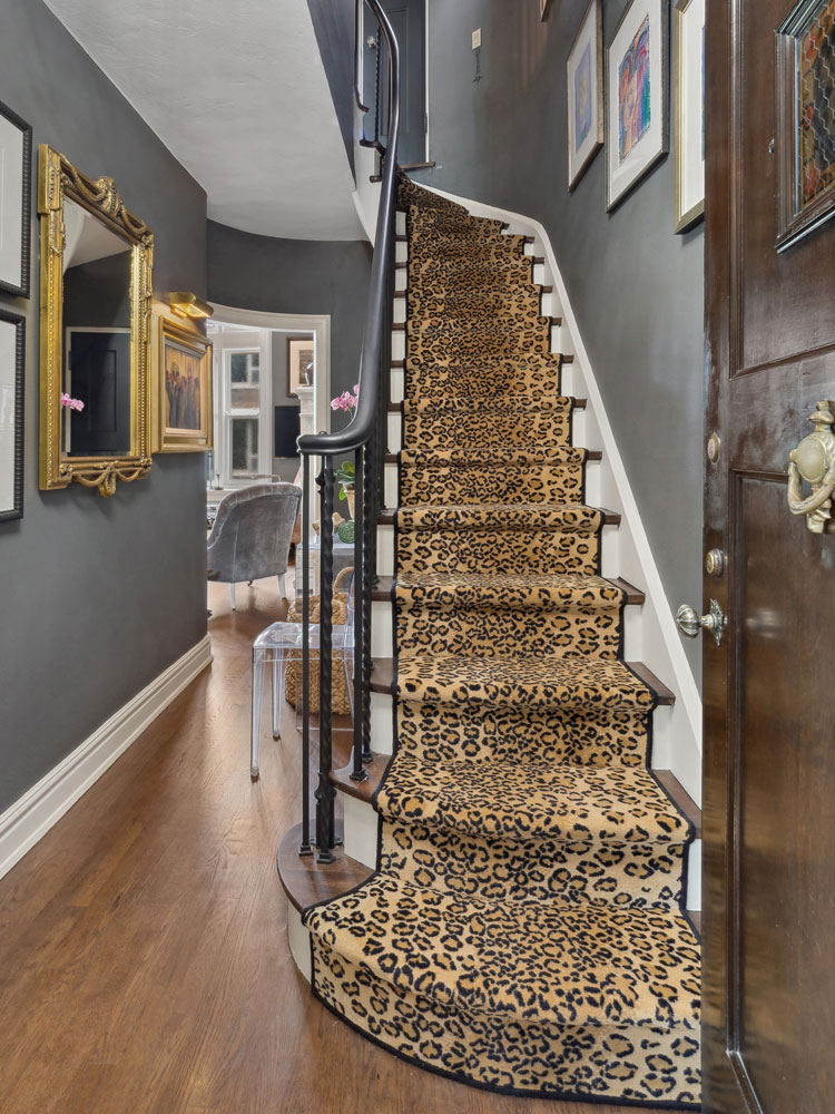 Marti Napolitano Interiors stairs project photo.