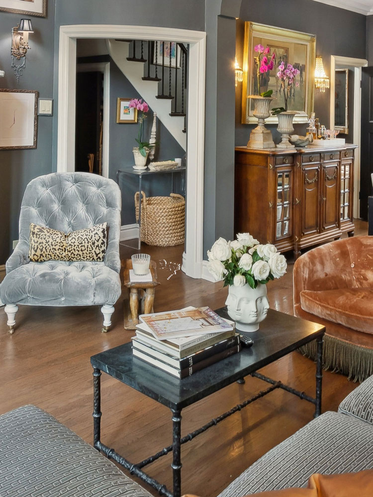 Marti Napolitano Interiors living room project photo.