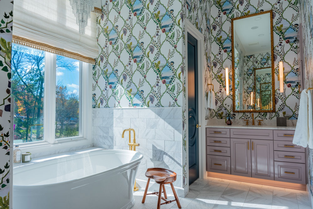 Marti Napolitano Interiors bathroom project photo.