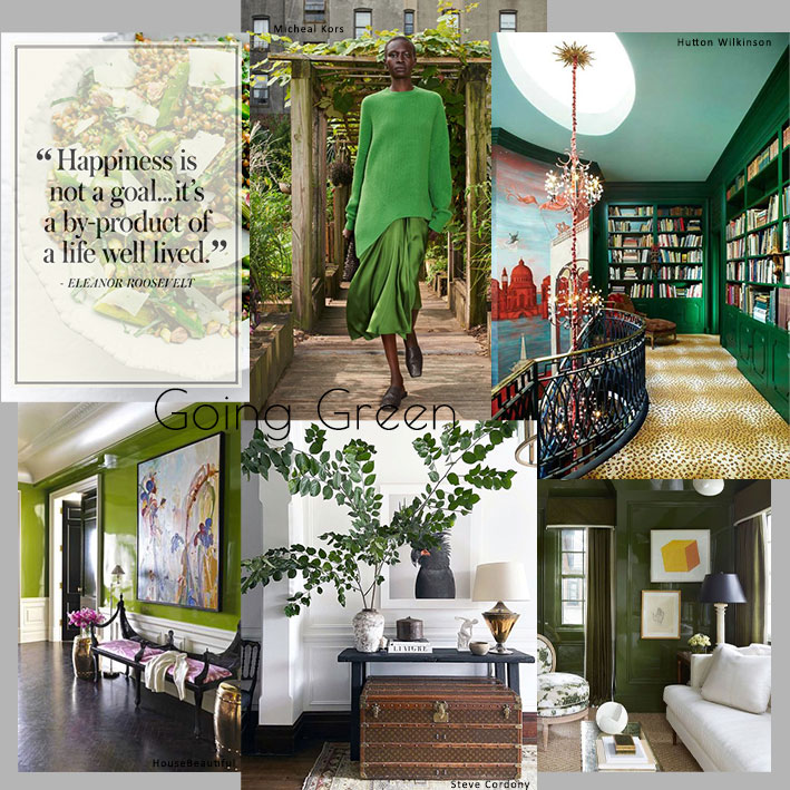 Marti Napolitano's Going Green design examples.