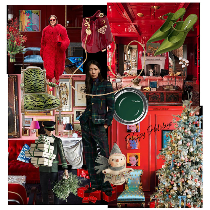 Marti Napolitano's Happy Holidays design examples.